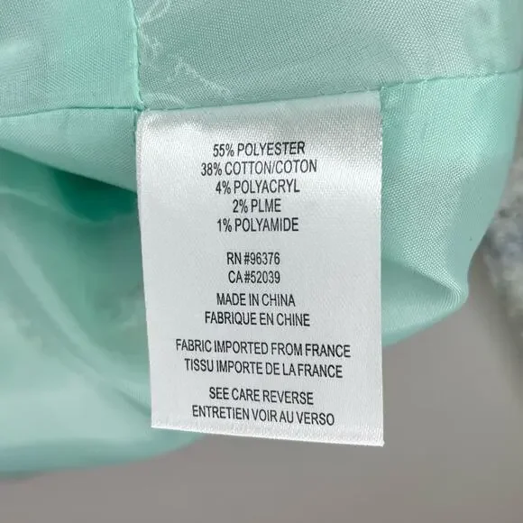 Samuel Dong Eyelash Tweed Jacket Size M - Picture 7 of 7